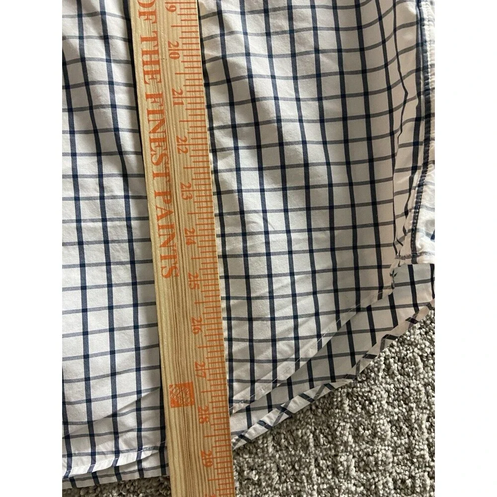 J Crew Thompson Shirt Mens Large Blue White Button Up Dress Long Sleeved Preppy